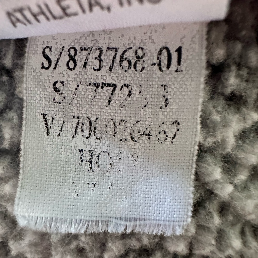 Athleta   Womens Cya Stronger Long Jacket Full Zip Hoodie Gray Heathered M EUC - Picture 8 of 8